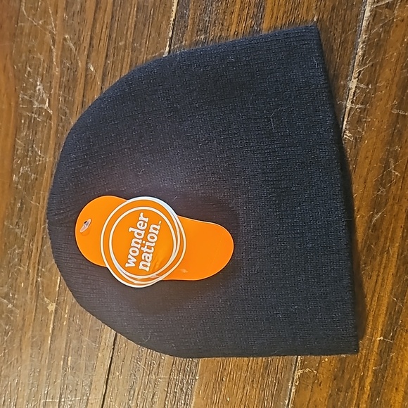 Children's black beanie one size - Picture 1 of 2